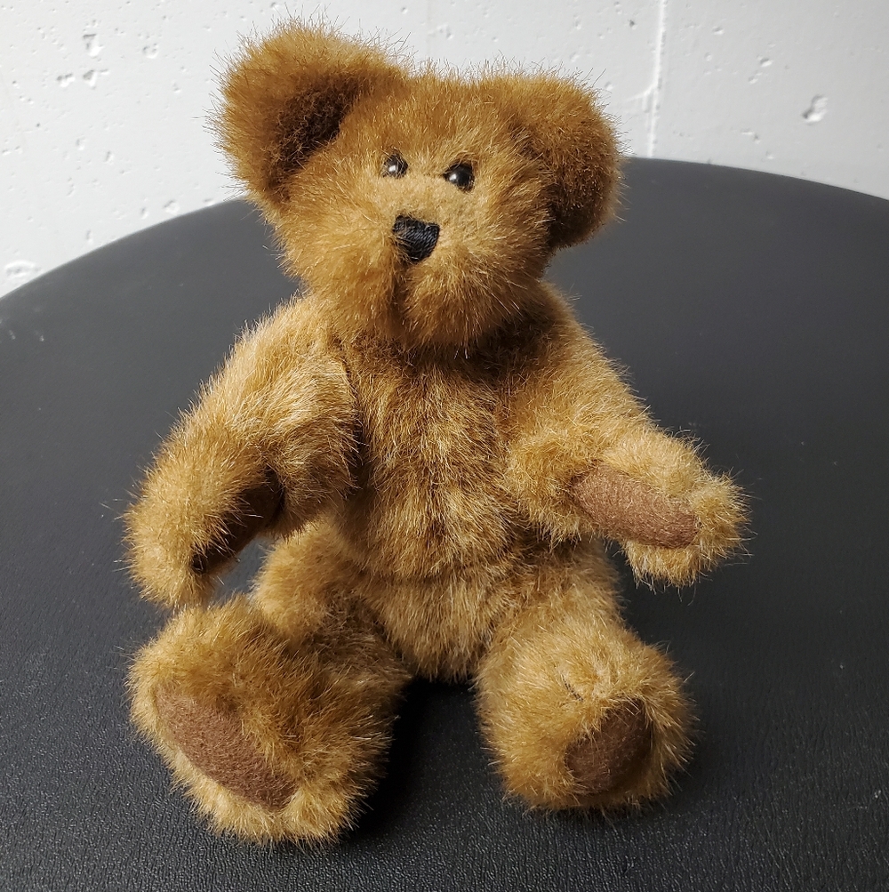 Edmund T Bear Plush Brown Teddy Bear Toy Vintage Moveable Joints